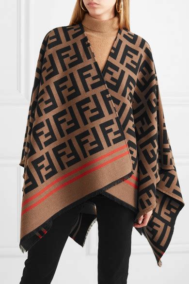 fendi pocket scarf|fendi poncho women's.